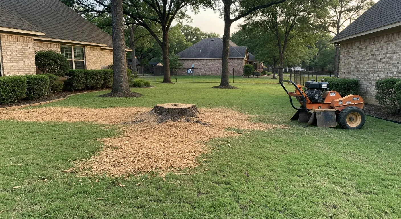 Stump grinding