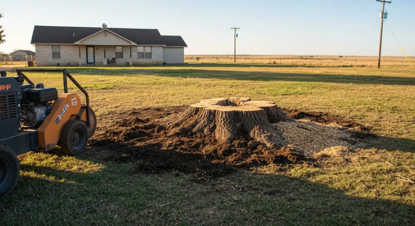 Tree removal and stump grinding