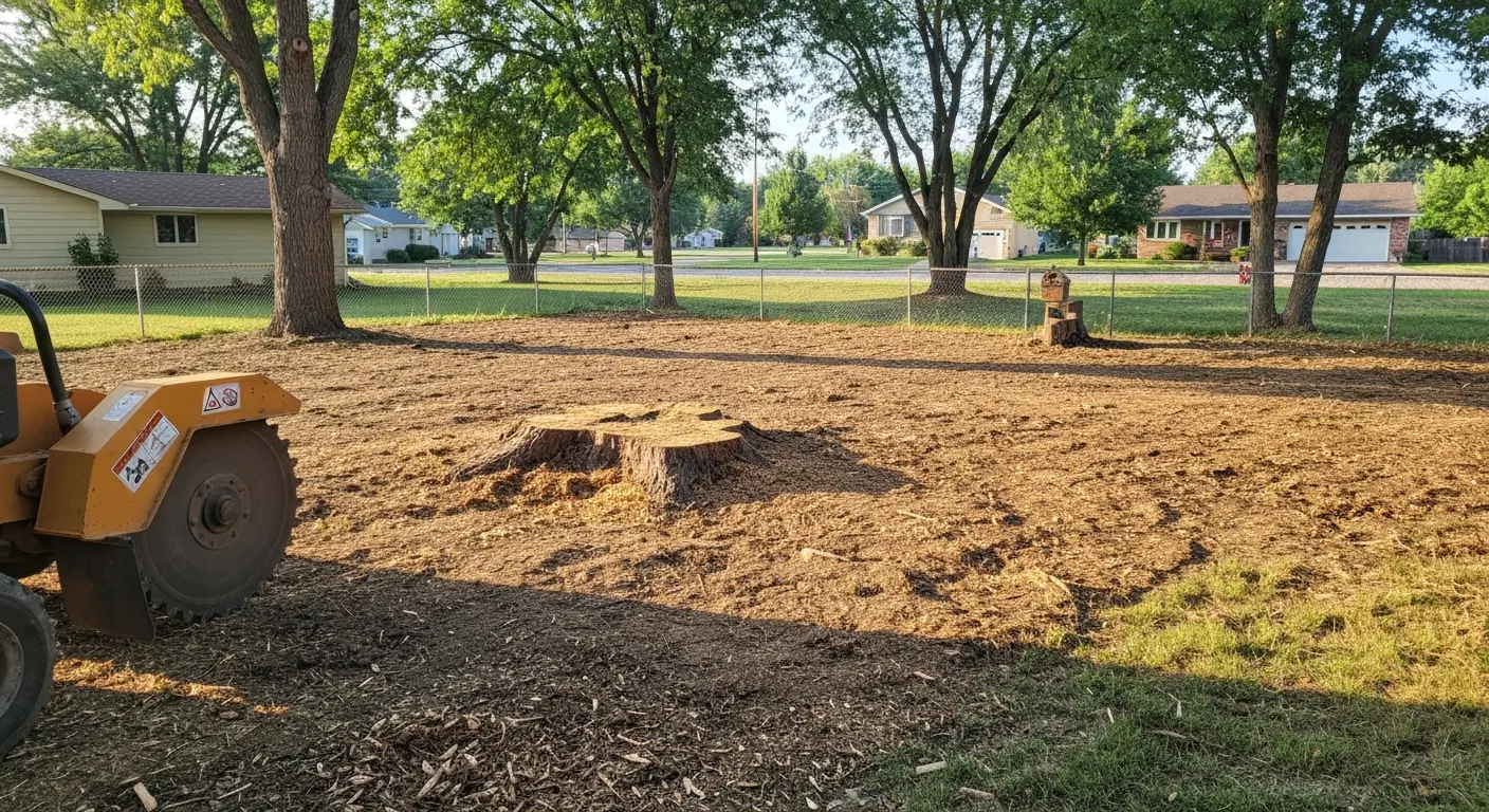 Stump grinding
