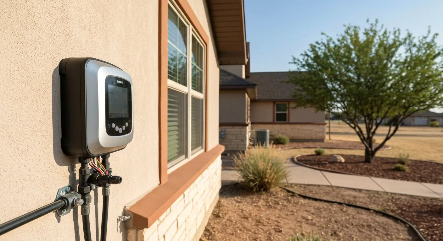 Smart irrigation controller installation