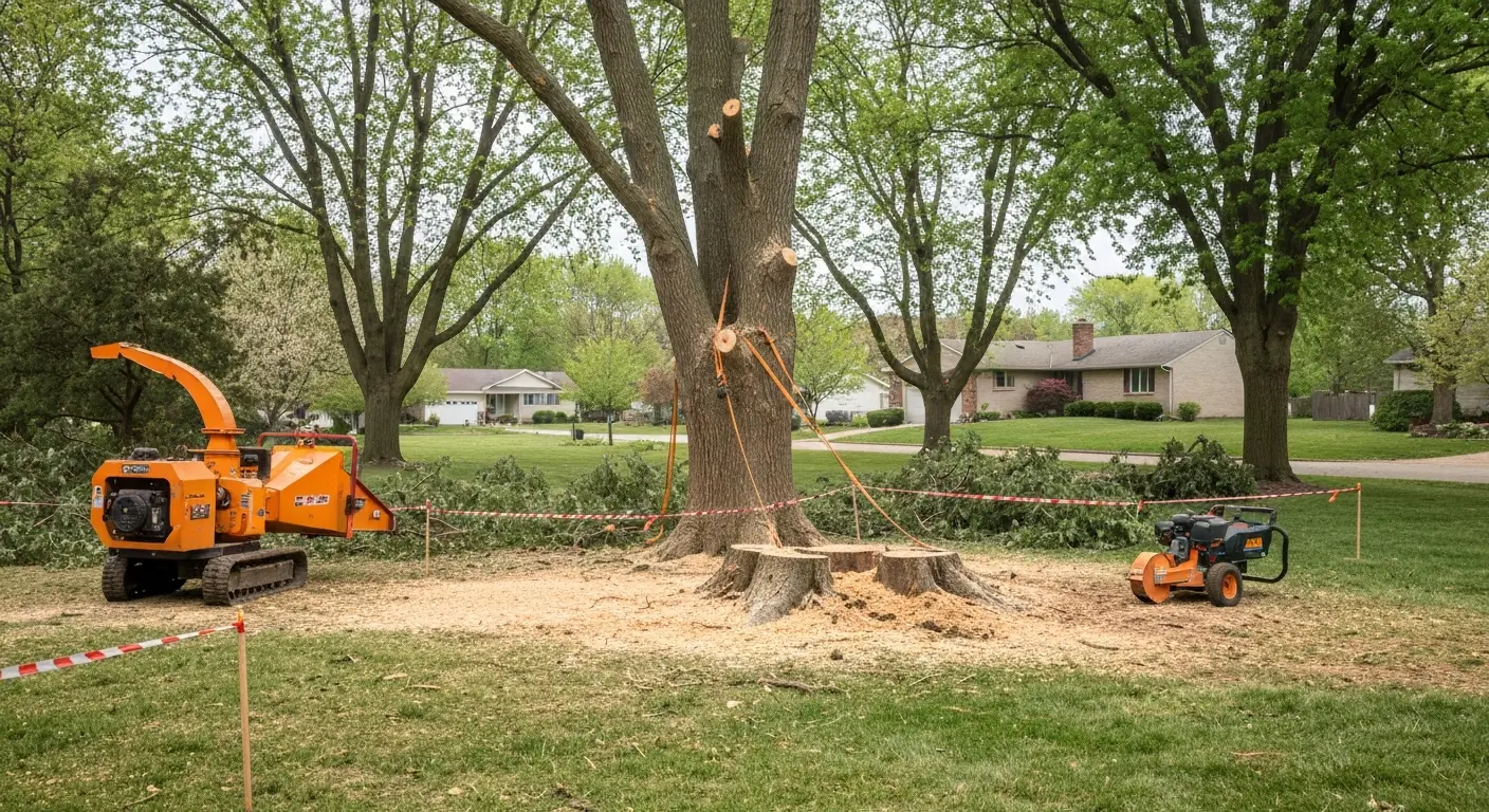 Tree removal operation