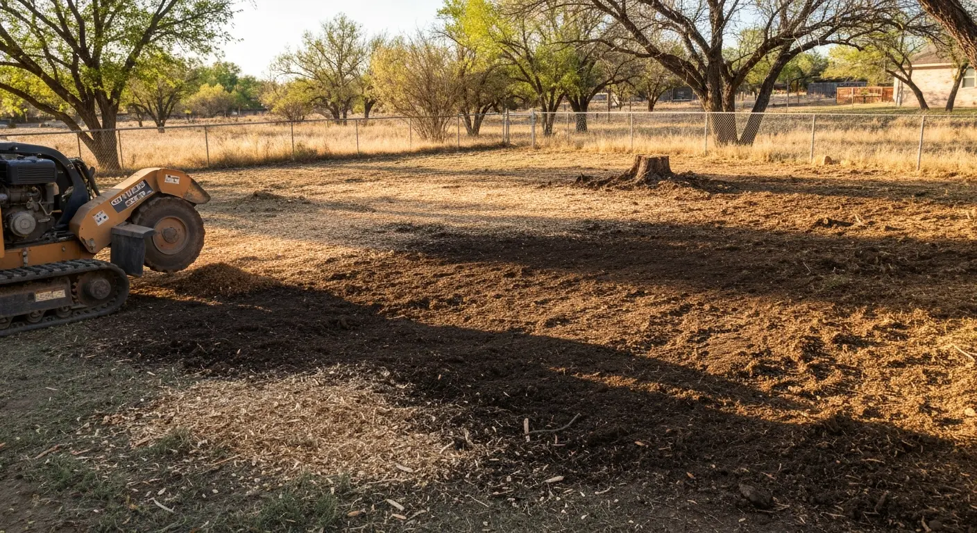Stump grinding