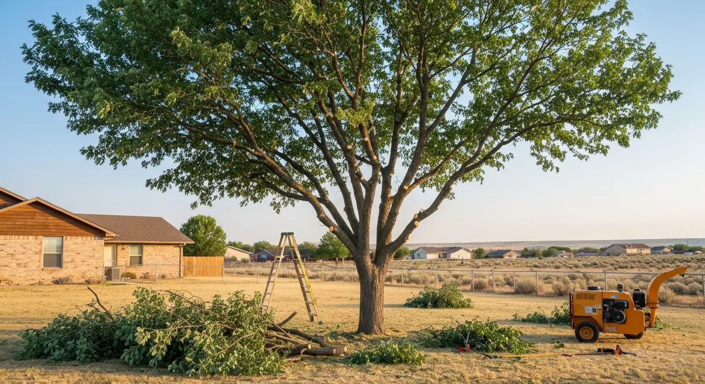 Tree trimming work