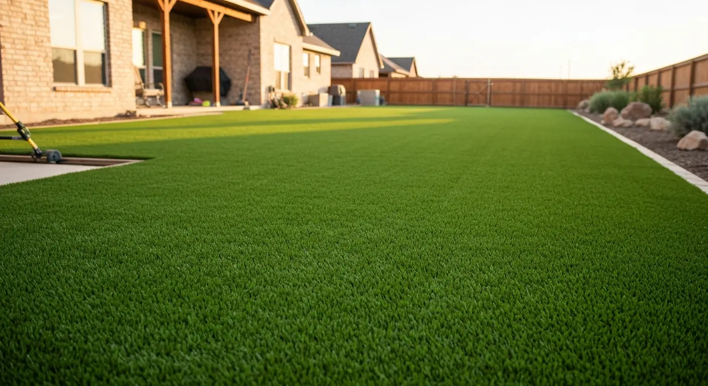 Artificial turf installation