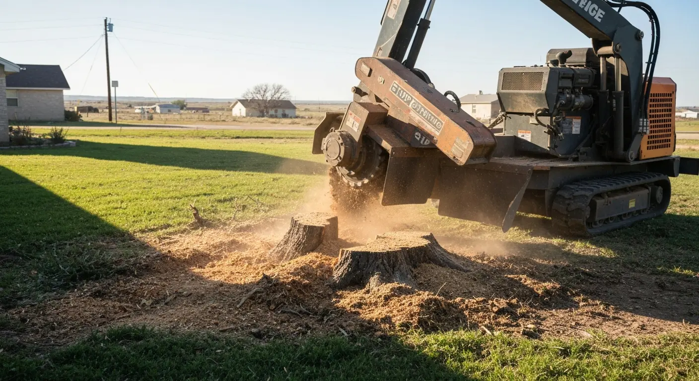 Stump grinding Pampa