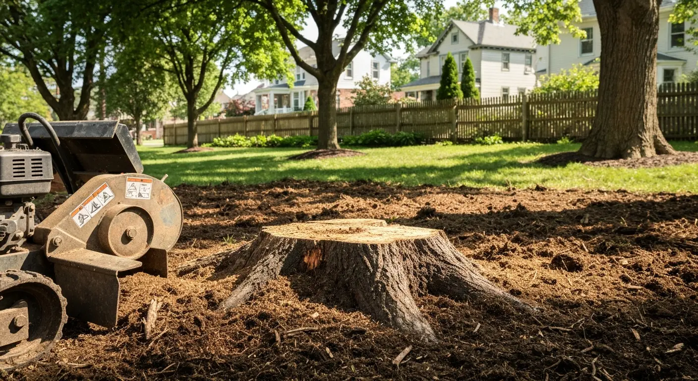 Stump grinding process