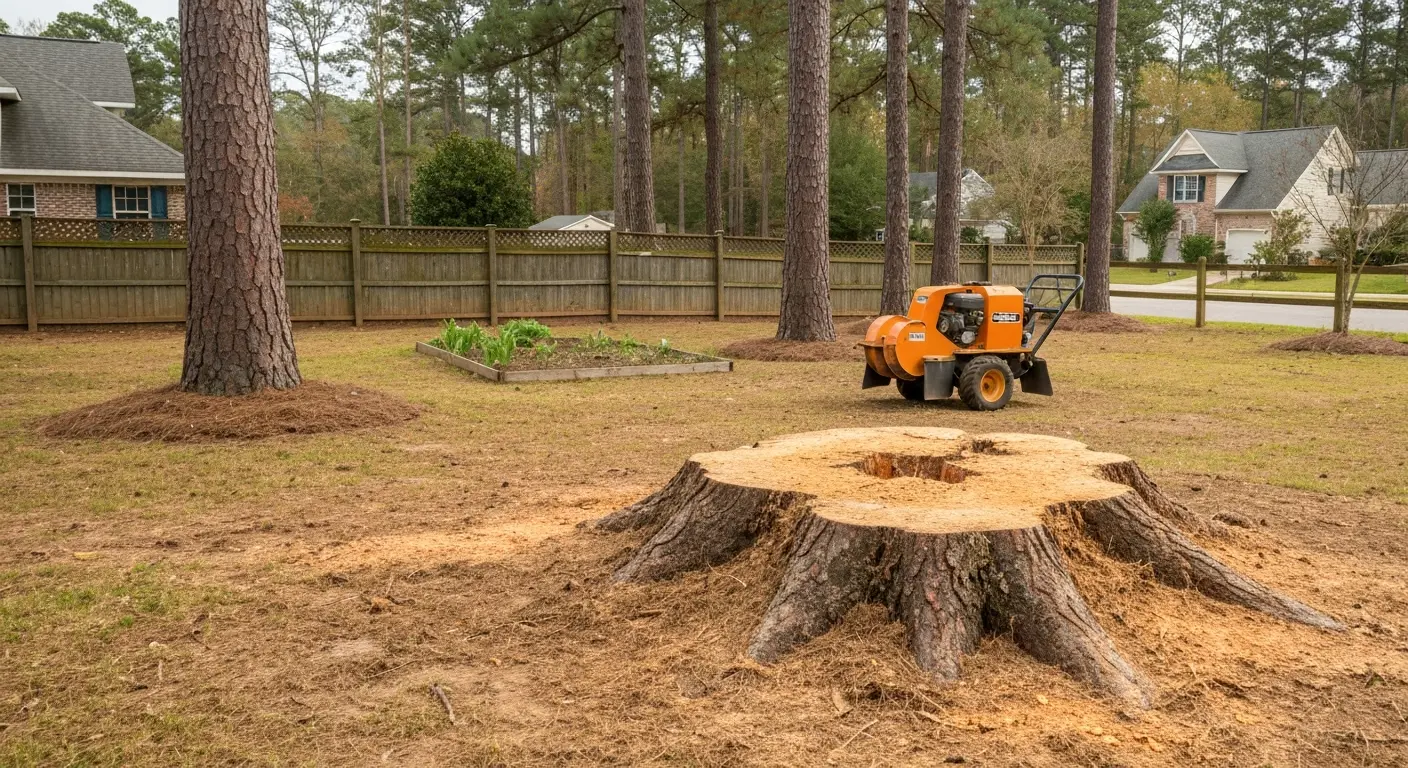 Stump grinding