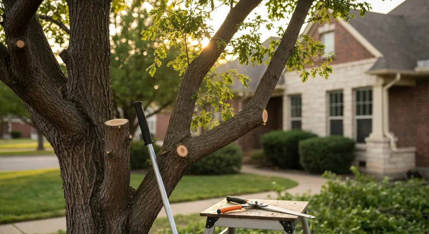 Tree trimming service in Pampa