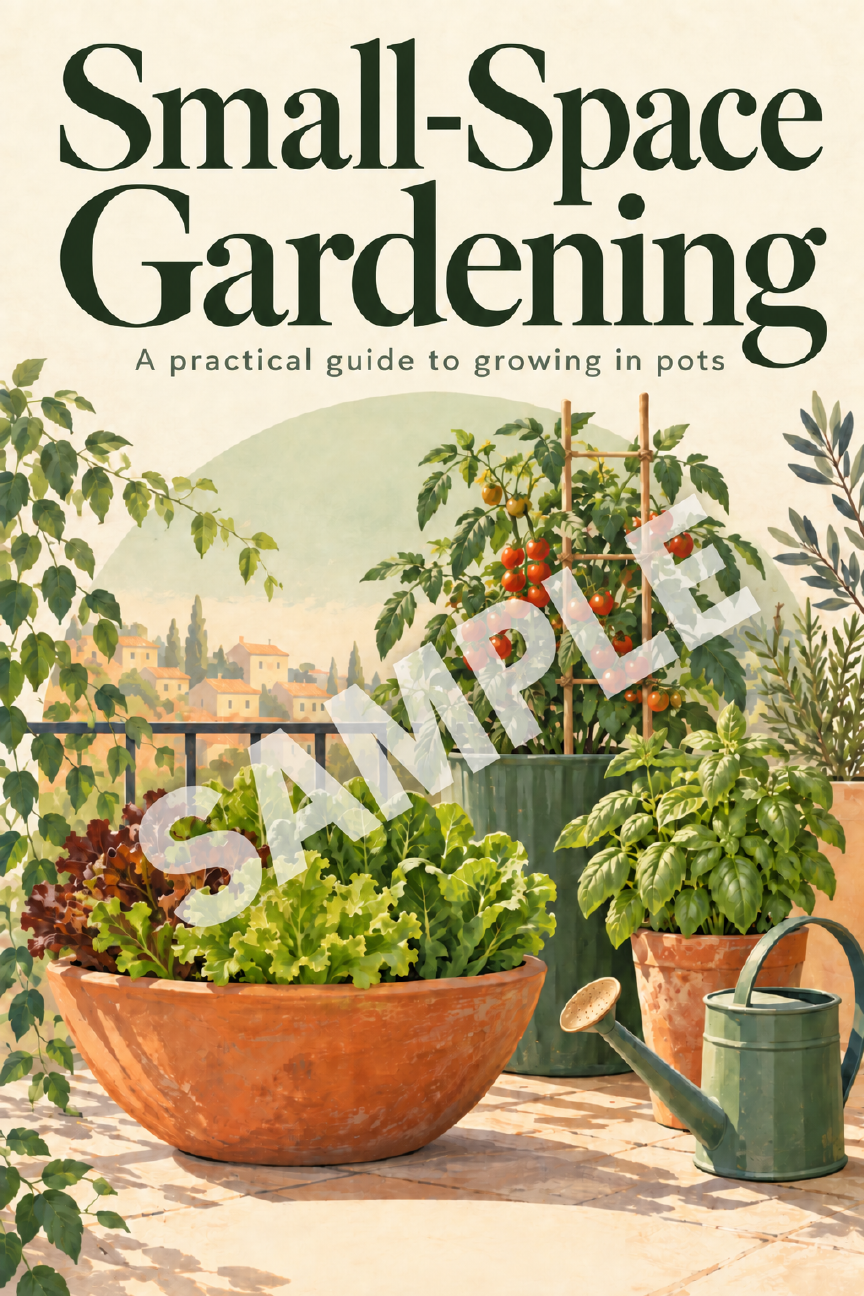 Samples — Small-Space Gardening — Cover