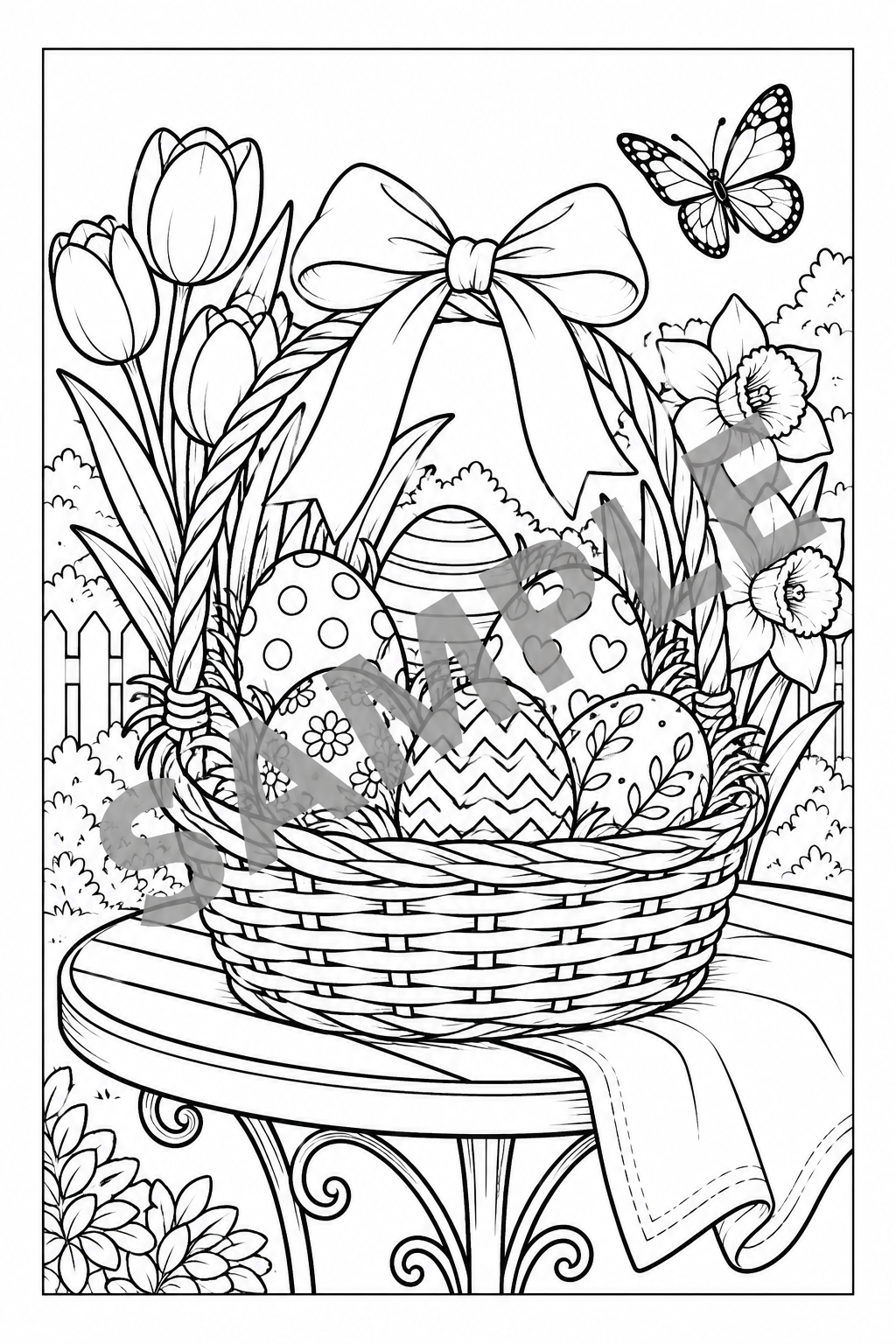 Samples — An Easter Garden — Easter Basket