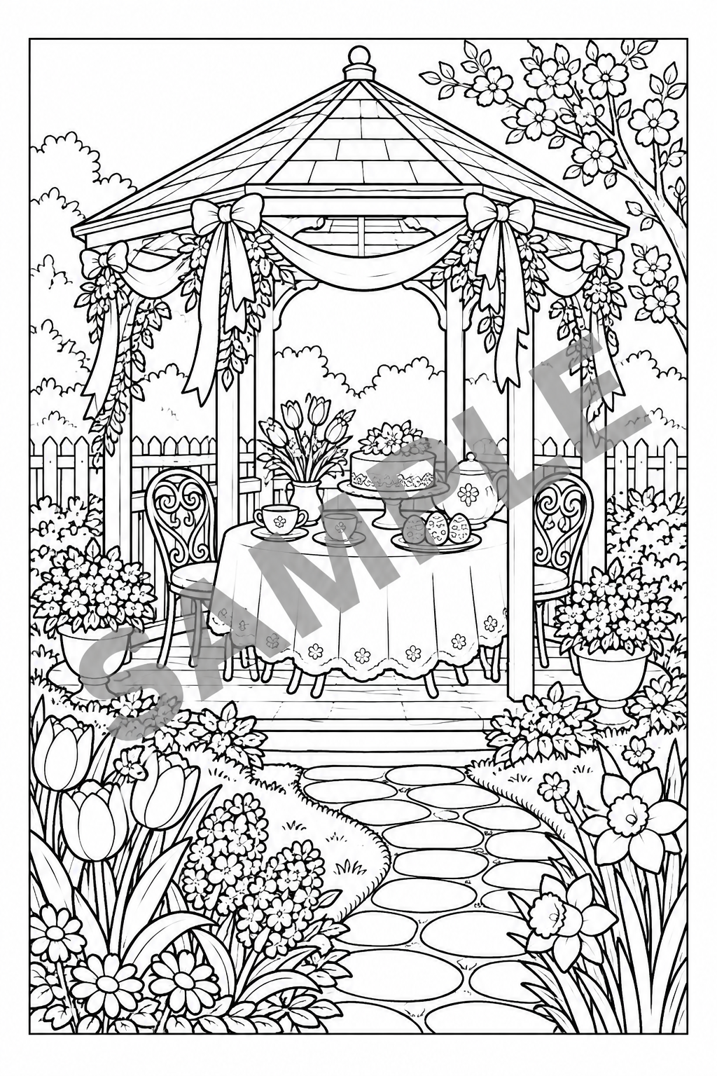 Samples — An Easter Garden — Garden Gazebo