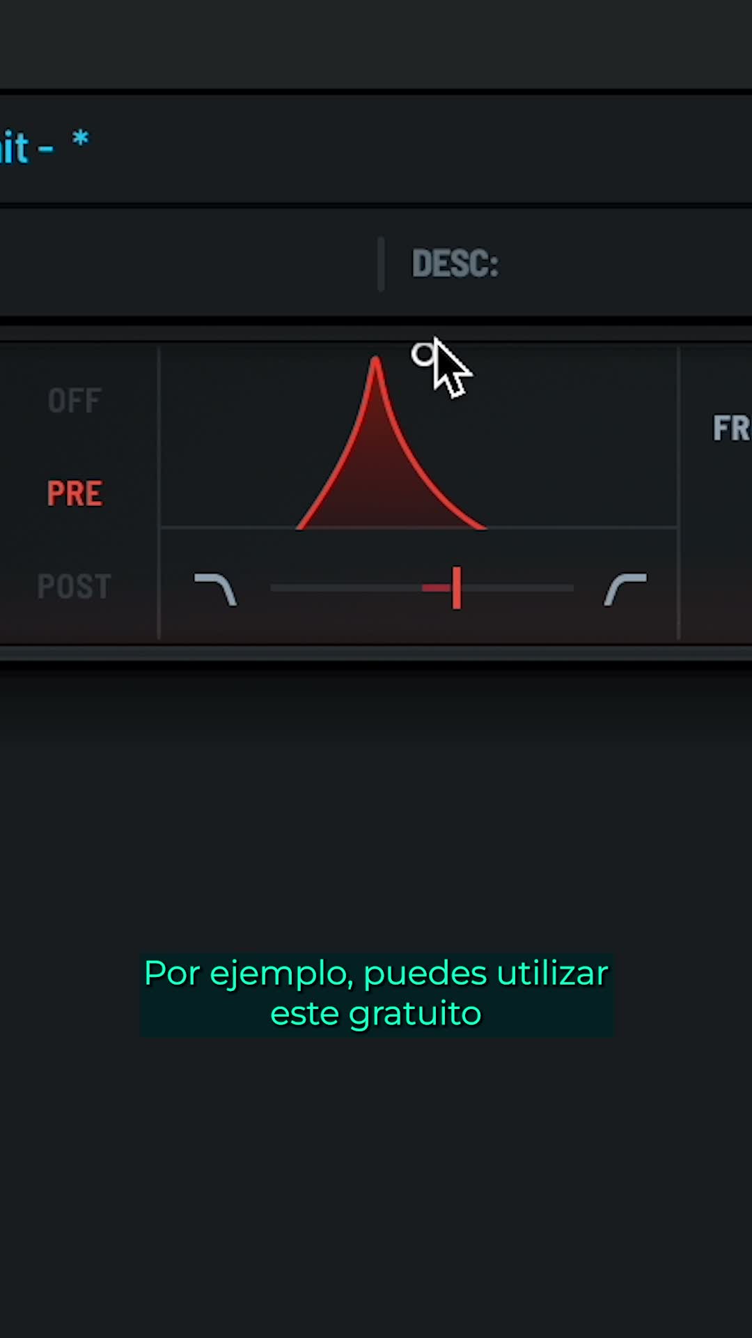 Controles de un efecto de resonancia