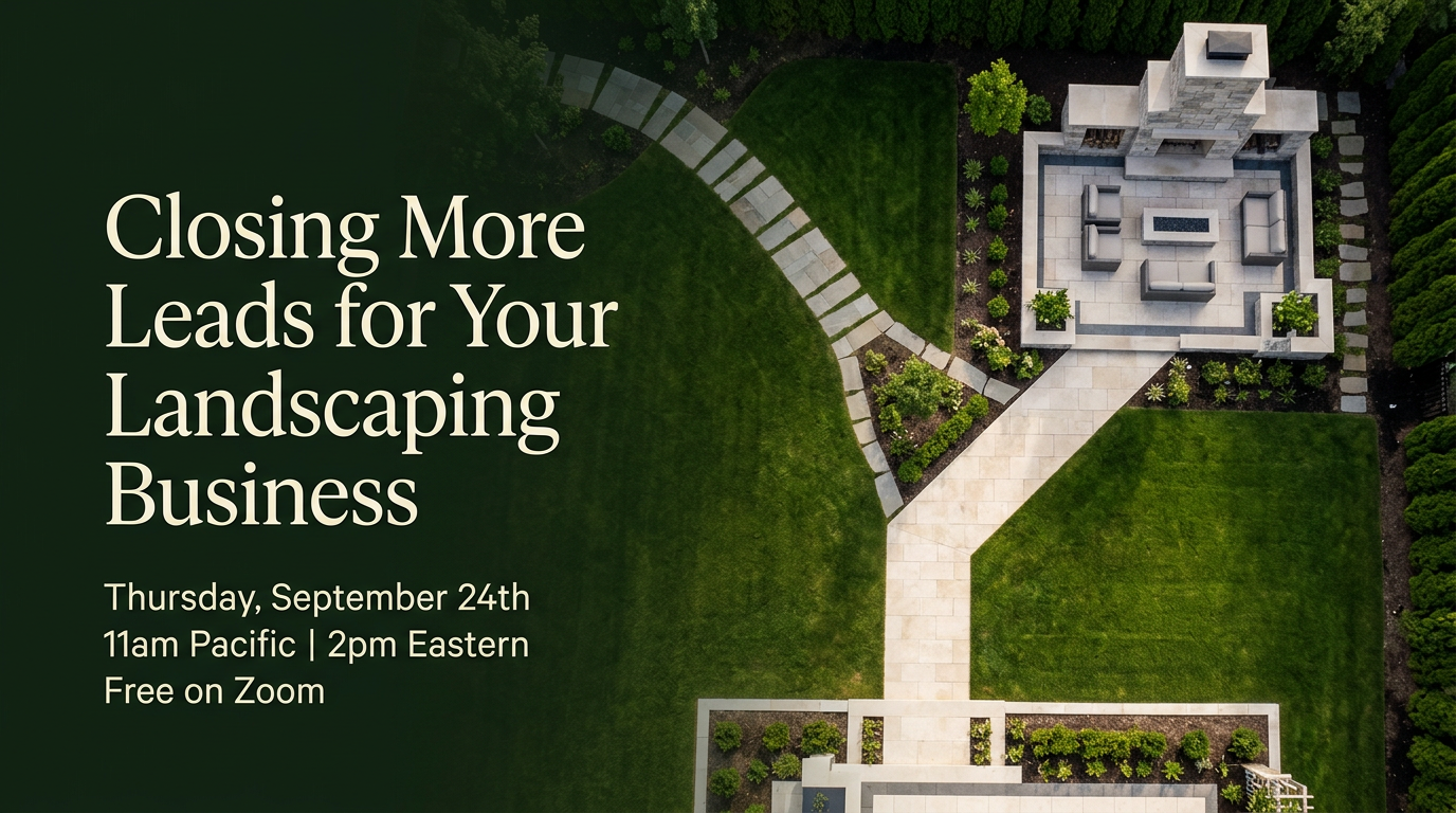 Webinar announcement- Google Ads vs. LSAs: Choosing the Right Mix for Your Landscaping Business