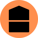 Icon representing radiant barrier insulation to reflect heat and reduce energy costs