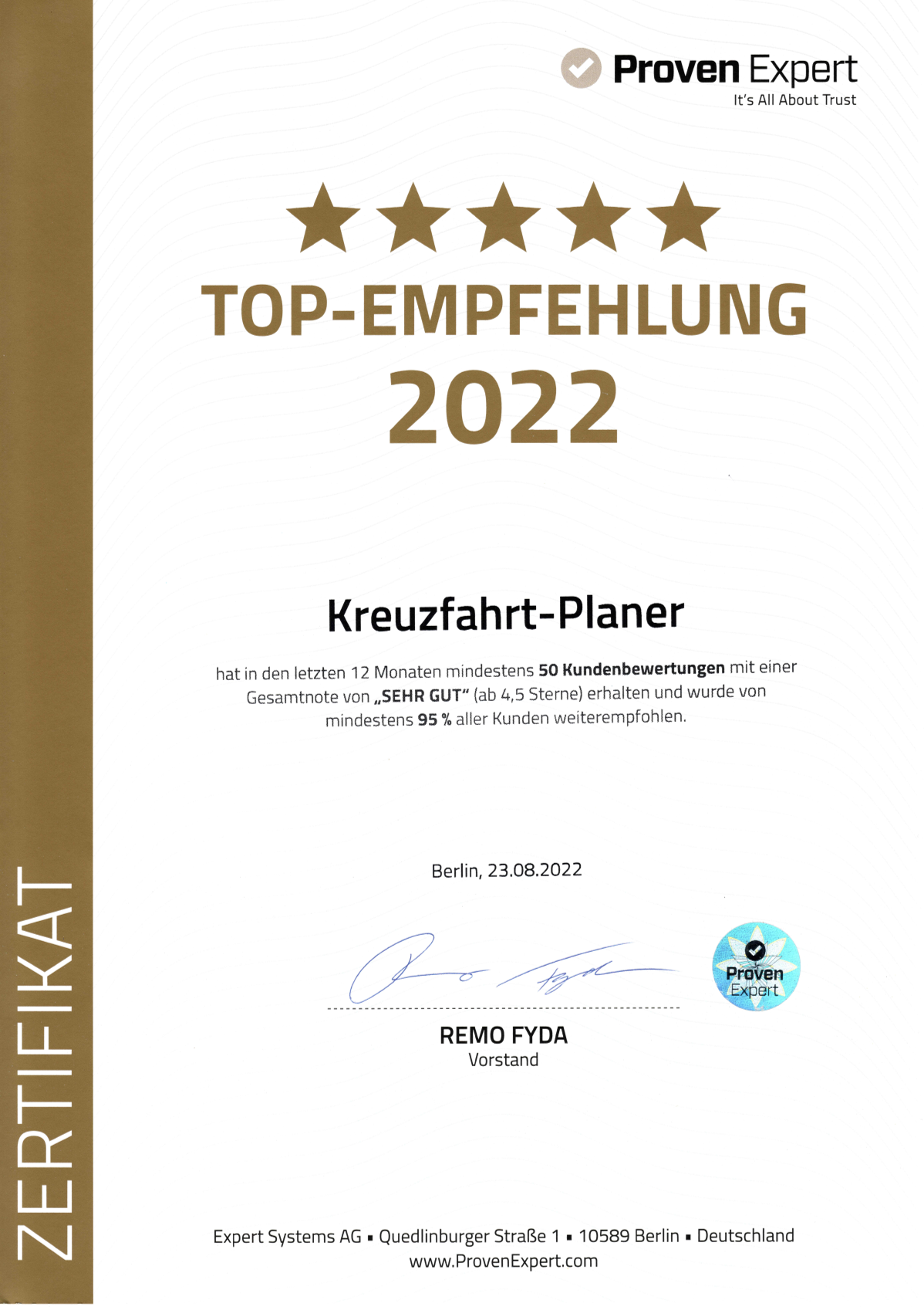 Top-Empfehlung 2022