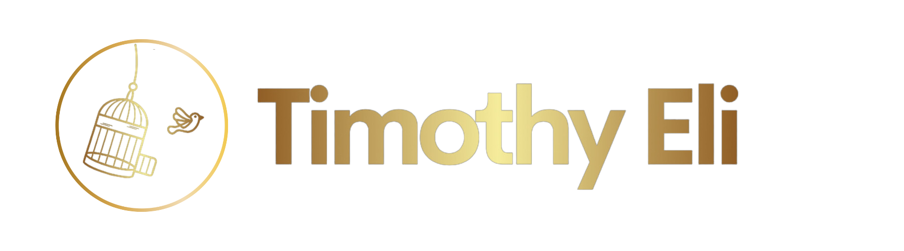 Timothy Eli Logo - Bird Flying Free From Birdcage