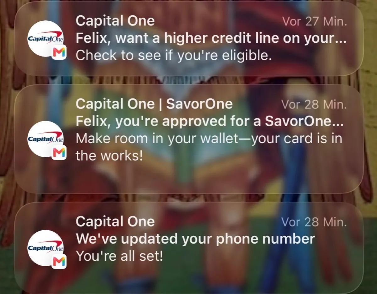 Capital One offers a higher credit line