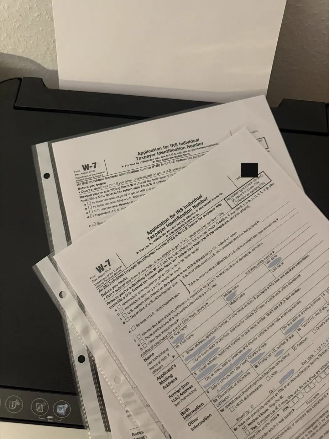 W-7 applications: the path to your ITIN