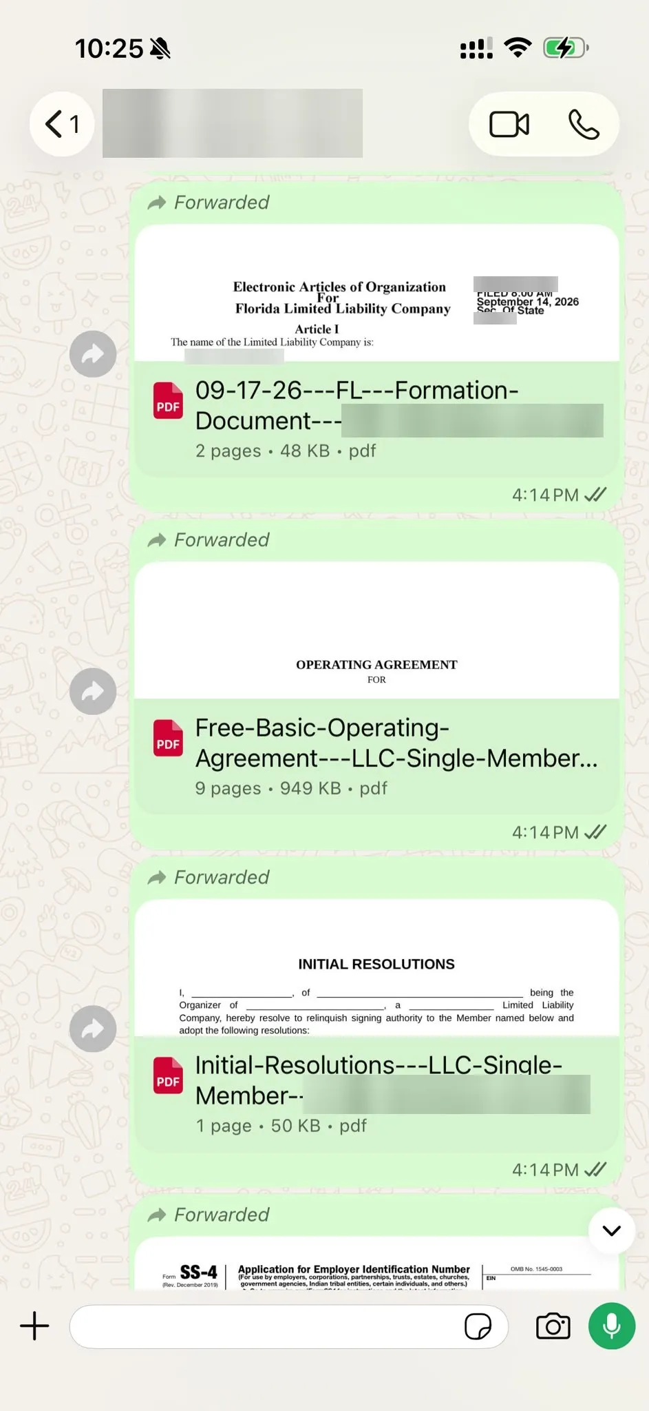 Florida LLC, Operating Agreement and Initial Resolutions