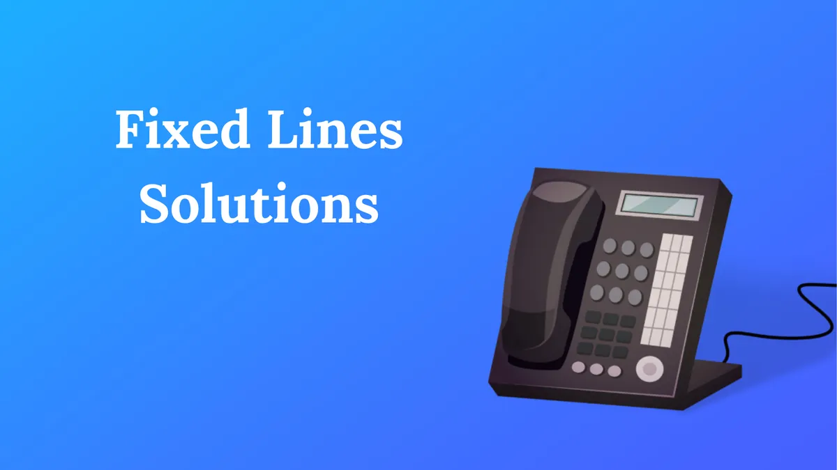 Business fixed phone lines and 1300 numbers