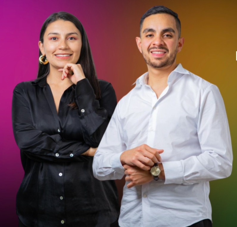 Manuel Zabaleta y Alexandra Cortés
