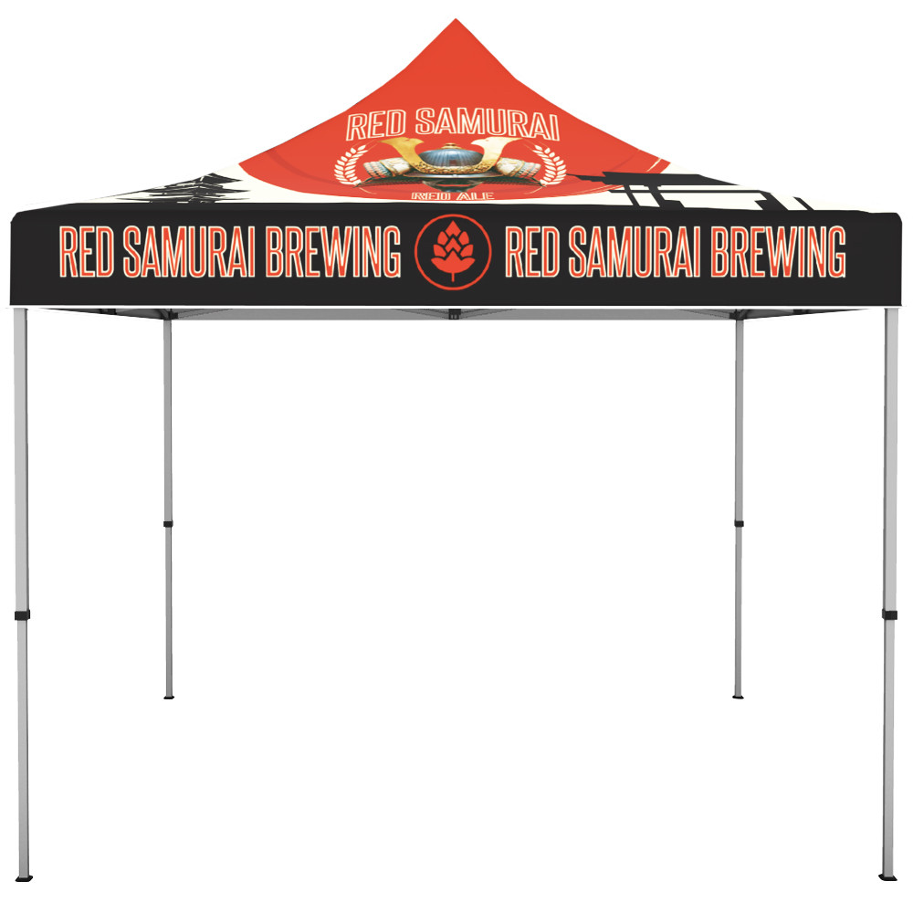 Custom event tents for outdoor promotions markets schools and branded setups