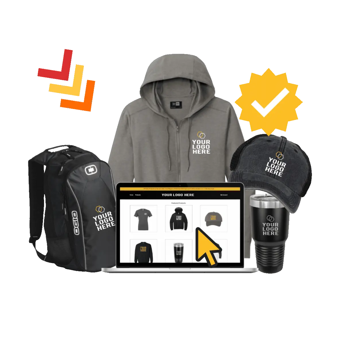 BeeGraphix Online Fundraising Store merch fundraising option with no inventory management
