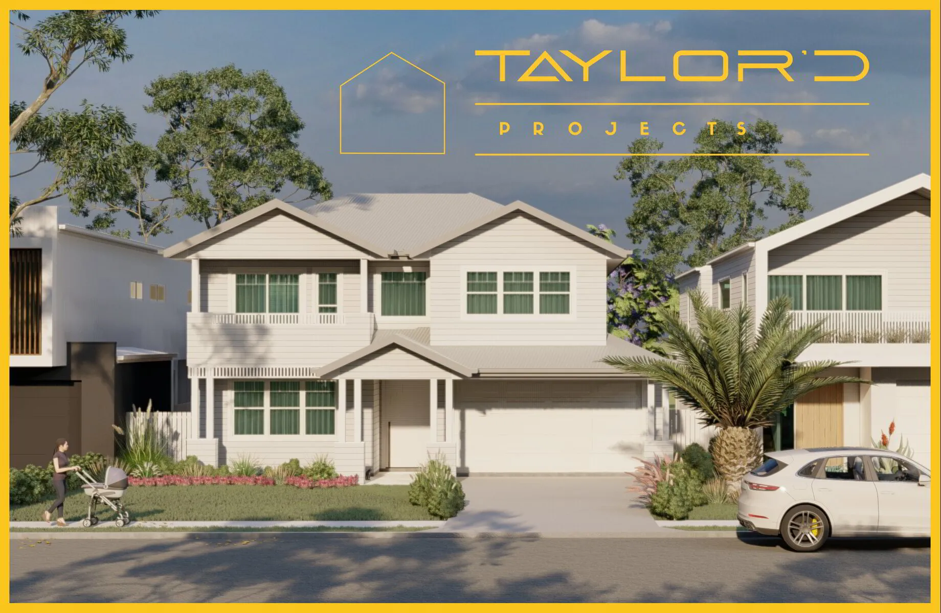 Taylor'd Projects Modern Custom Home Build