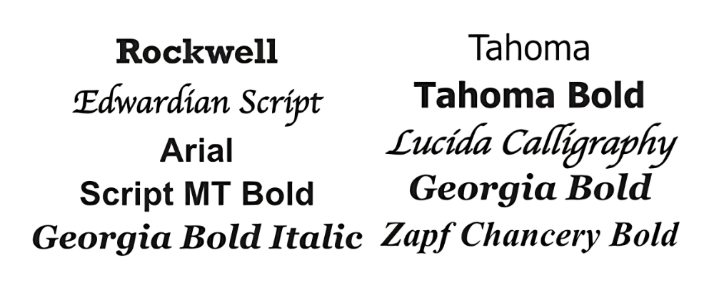 Engraving Styles