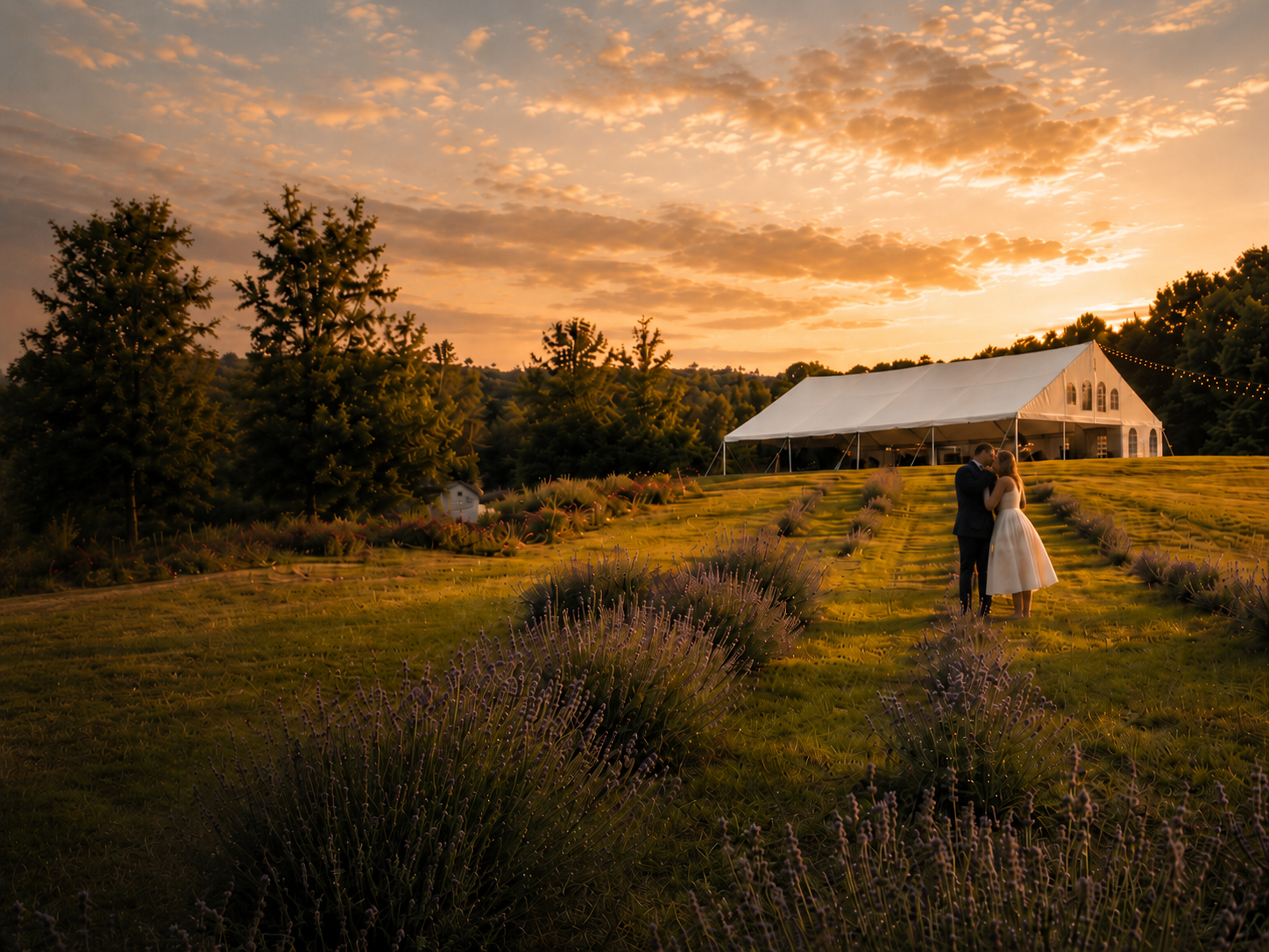The lavender fields at Elf Leaf Farm, Landrum SC
