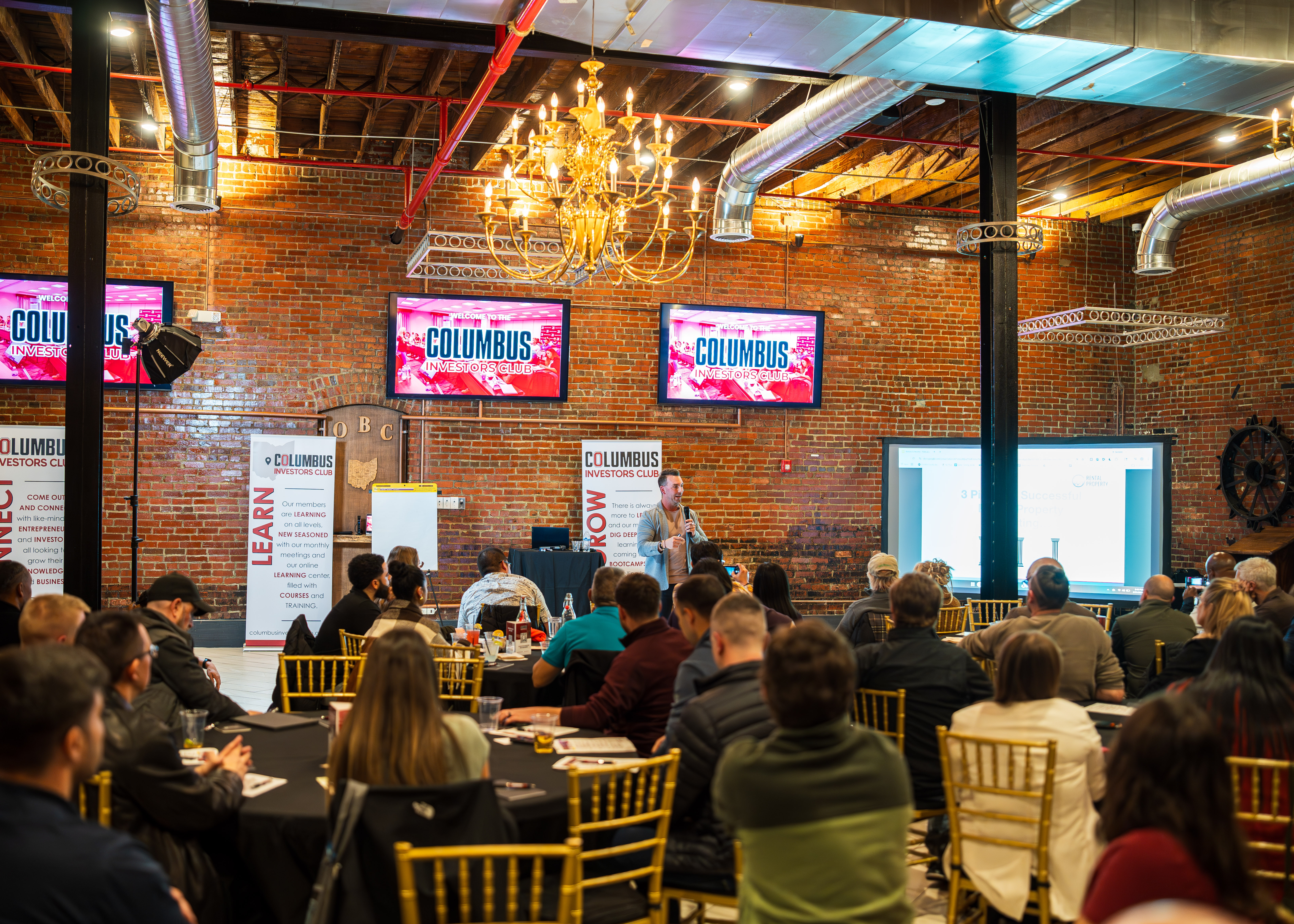 Columbus Investors Club meetup at Ohio Brewing Company