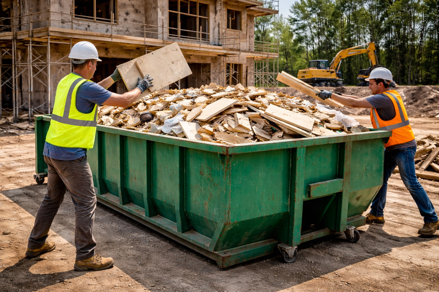construction site waste