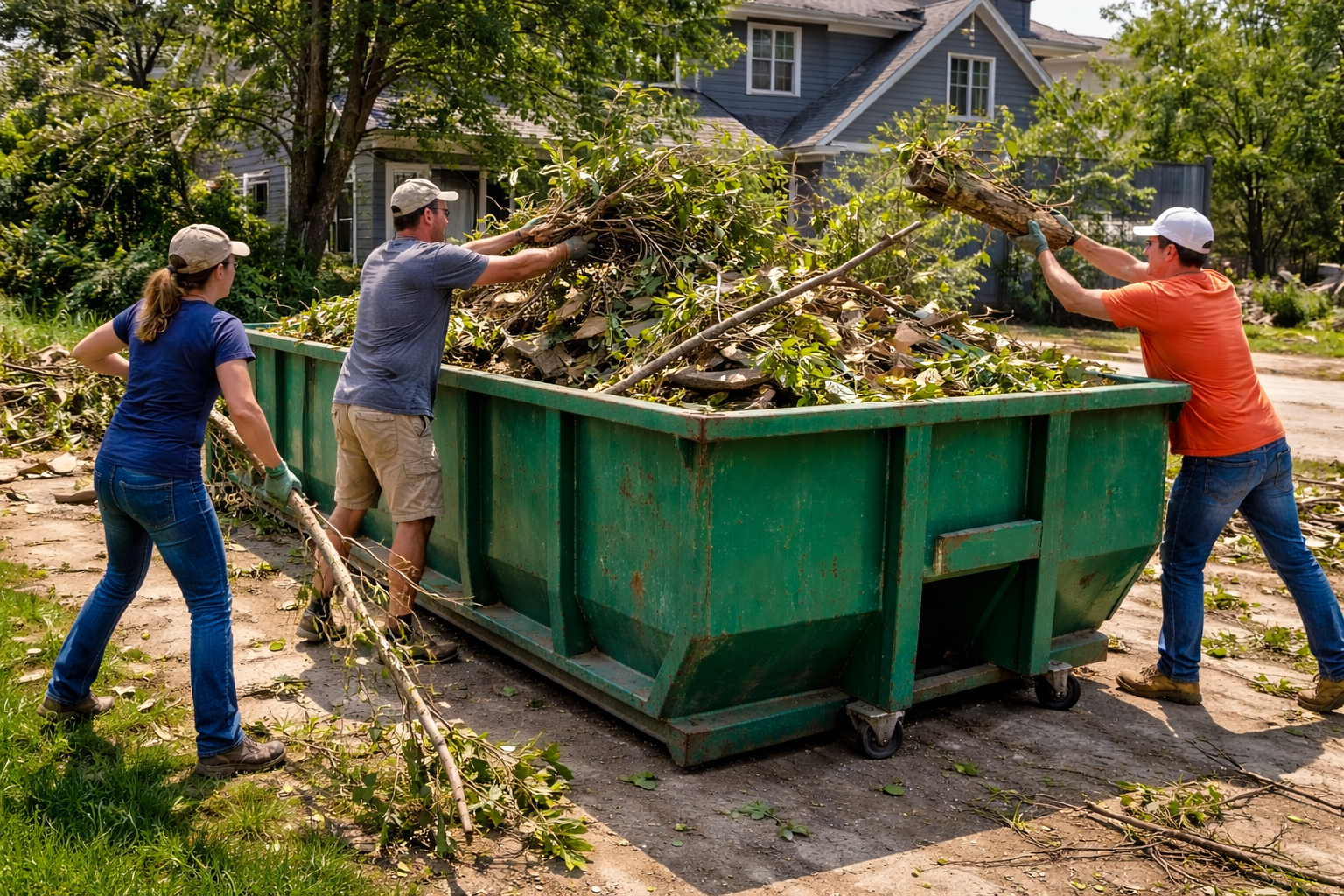 storm cleanup seasonal waste