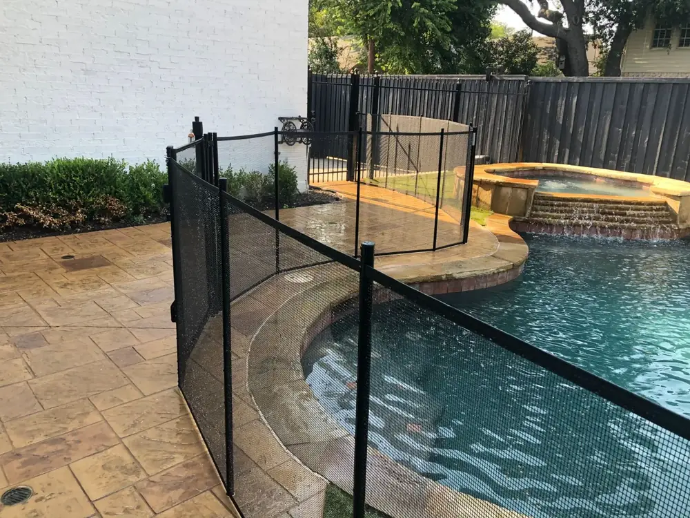 Texas Pool Barrier pool safety fence: Local install