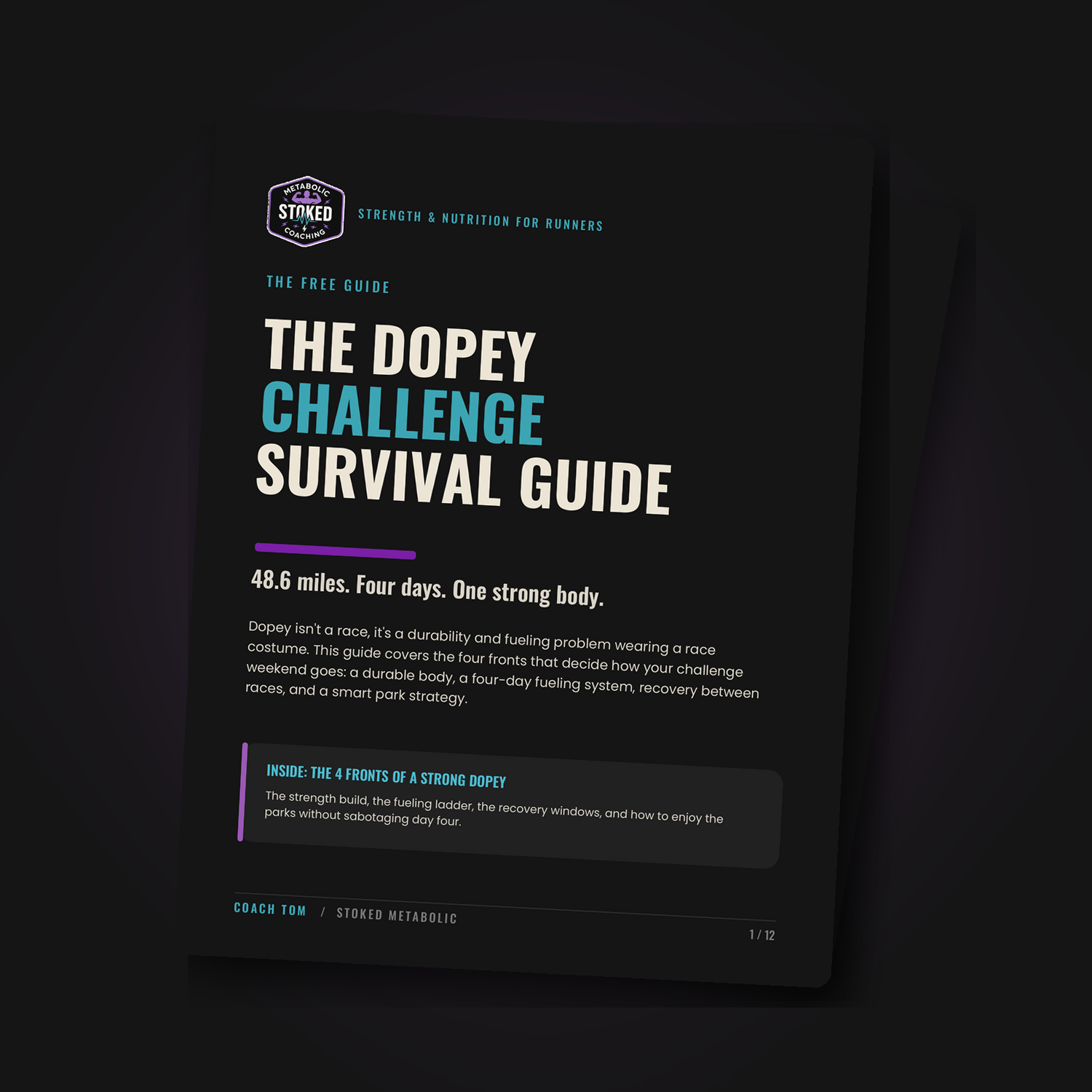 Dopey Challenge Survival Guide mockup