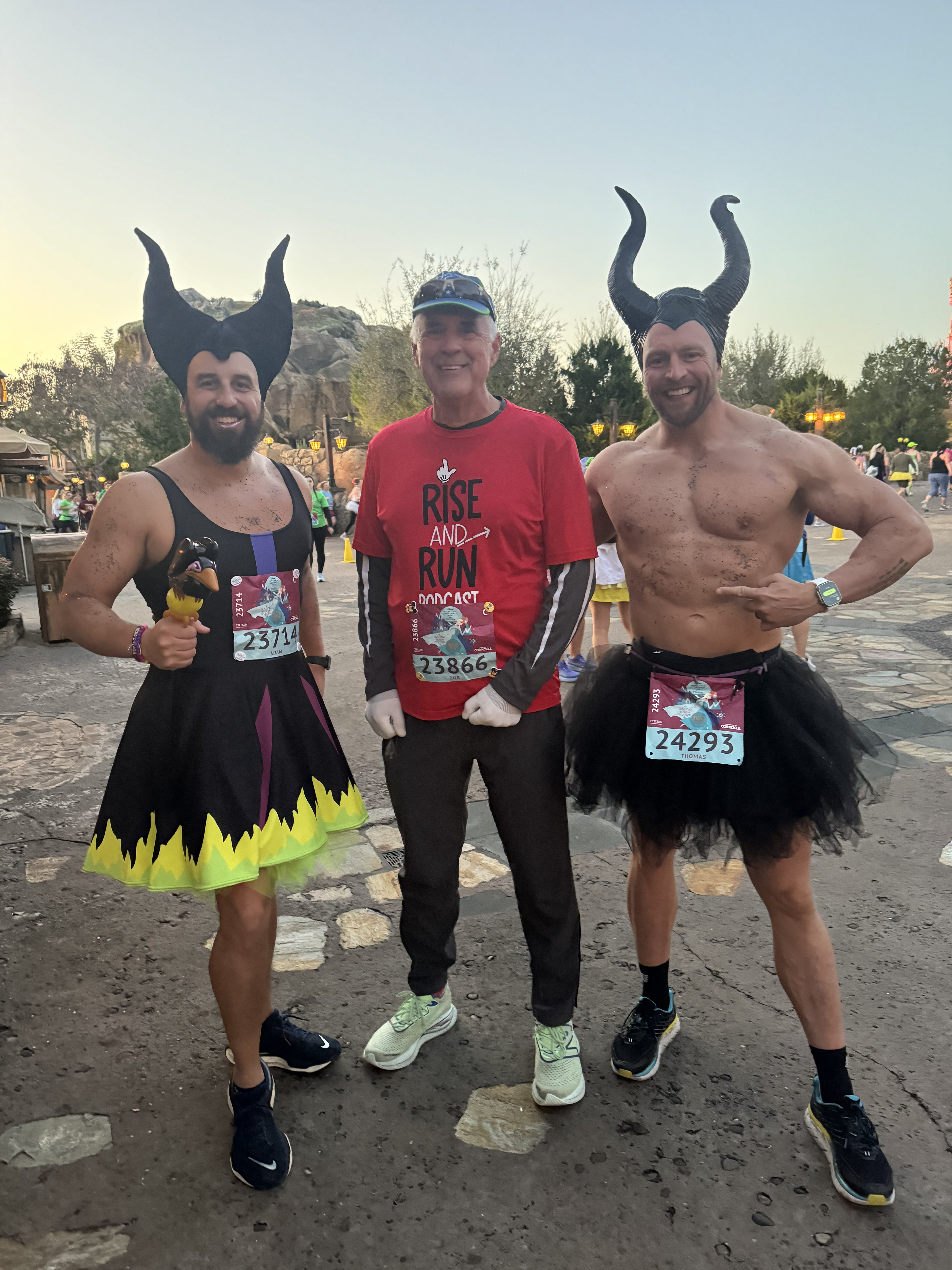Bob from the Rise and Run Podcast with the Tutu Guys