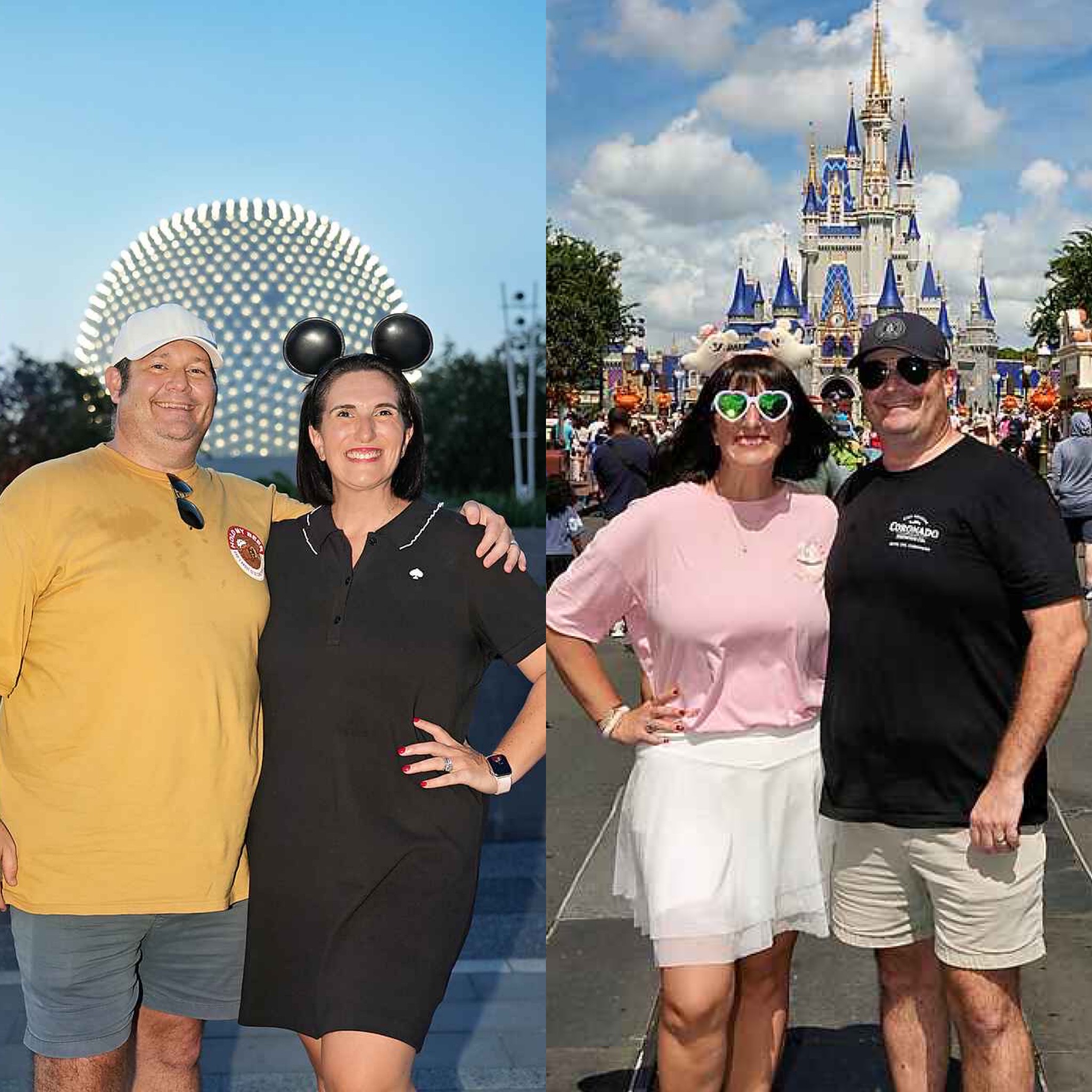 Matt H. before and after at Walt Disney World
