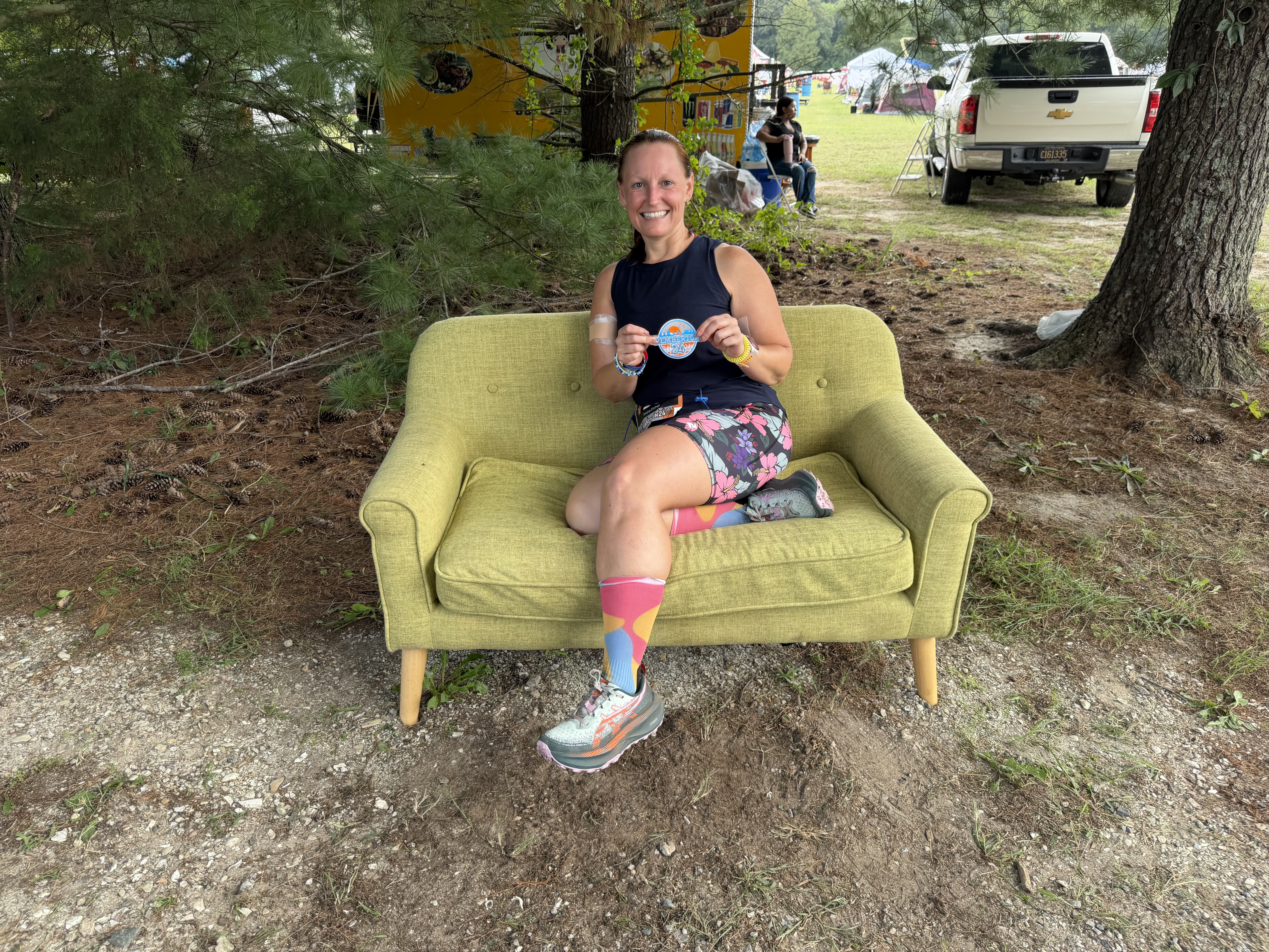 Trisha F. after a race