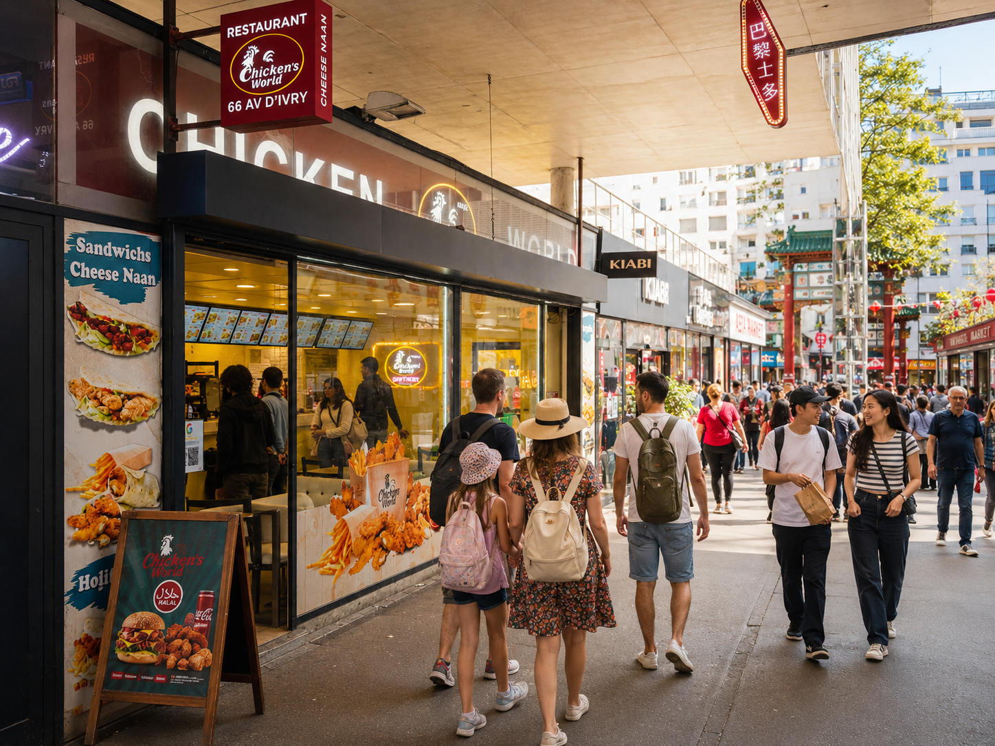 Pour les touristes qui visitent Paris 13 Vous êtes touriste à Paris et vous cherchez un fast food halal à Paris 13 ? Chicken’s World est bien placé, facile à trouver et proche des zones connues du quartier. Après une visite du quartier chinois, une balade vers Olympiades, une sortie à Place d’Italie ou un passage près de Tolbiac, vous pouvez faire une pause gourmande sans perdre du temps à chercher longtemps. C’est pratique pour les personnes qui tapent sur Google : où manger halal à Paris 13, restaurant halal quartier chinois Paris 13, fast food halal près d’Olympiades, burger halal Paris 13, poulet frit halal Paris, restaurant halal Avenue d’Ivry. Pour les touristes qui visitent Paris 13 Vous êtes touriste à Paris et vous cherchez un fast food halal à Paris 13 ? Chicken’s World est bien placé, facile à trouver et proche des zones connues du quartier. Après une visite du quartier chinois, une balade vers Olympiades, une sortie à Place d’Italie ou un passage près de Tolbiac, vous pouvez faire une pause gourmande sans perdre du temps à chercher longtemps. C’est pratique pour les personnes qui tapent sur Google : où manger halal à Paris 13, restaurant halal quartier chinois Paris 13, fast food halal près d’Olympiades, burger halal Paris 13, poulet frit halal Paris, restaurant halal Avenue d’Ivry.