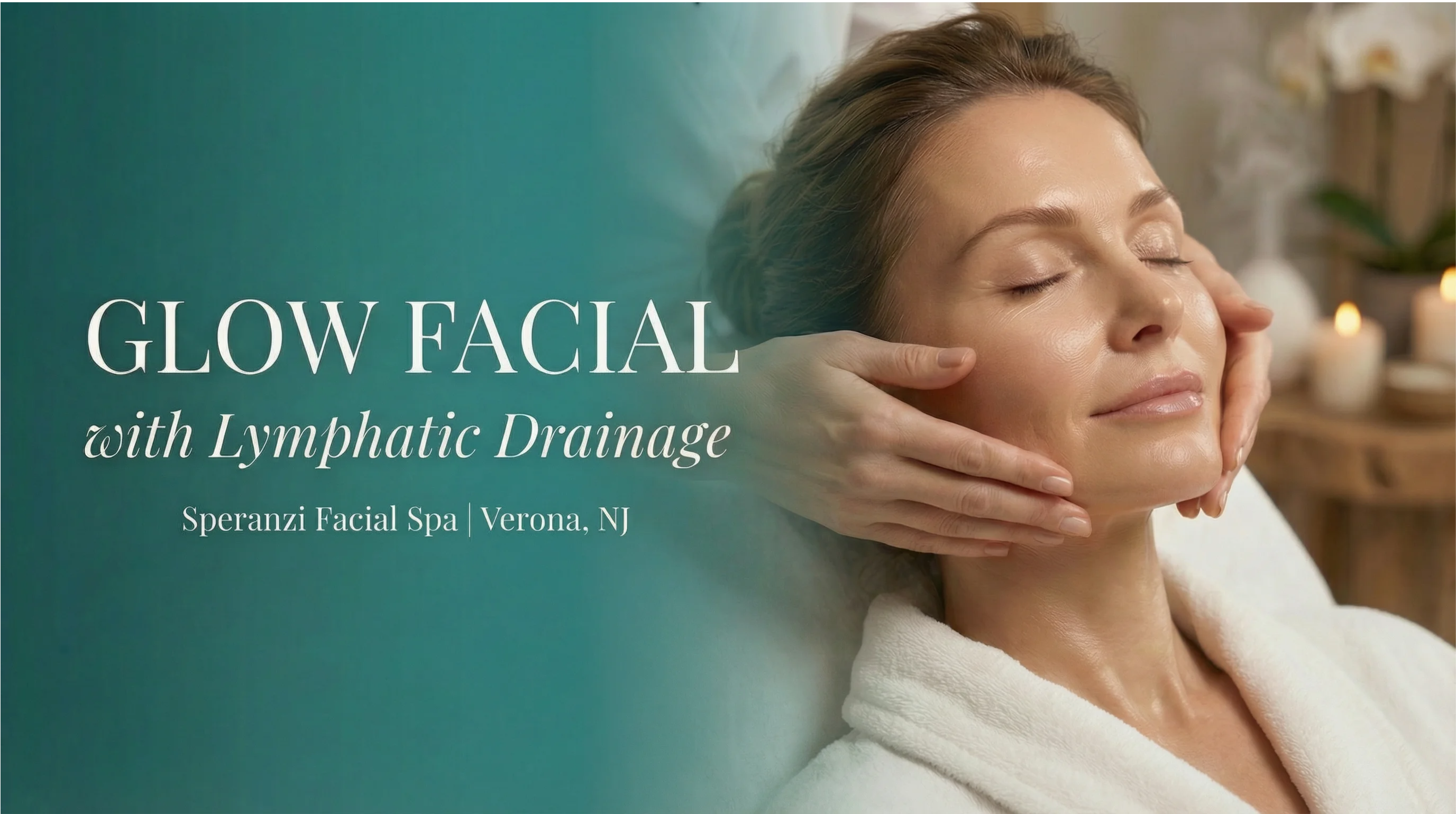 Glow Facial with Lymphatic Drainage at Speranzi Facial Spa, Verona NJ