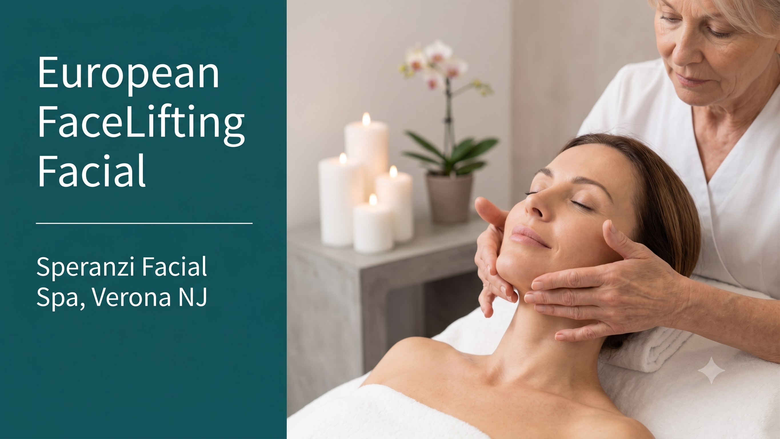 European Facelifting Facial - Advanced skin rejuvenation at Speranzi Facial Spa in Verona, NJ