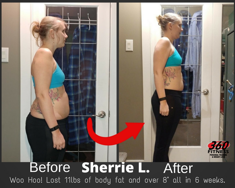 Sherrie L. client success at 360 Fitness Red Deer