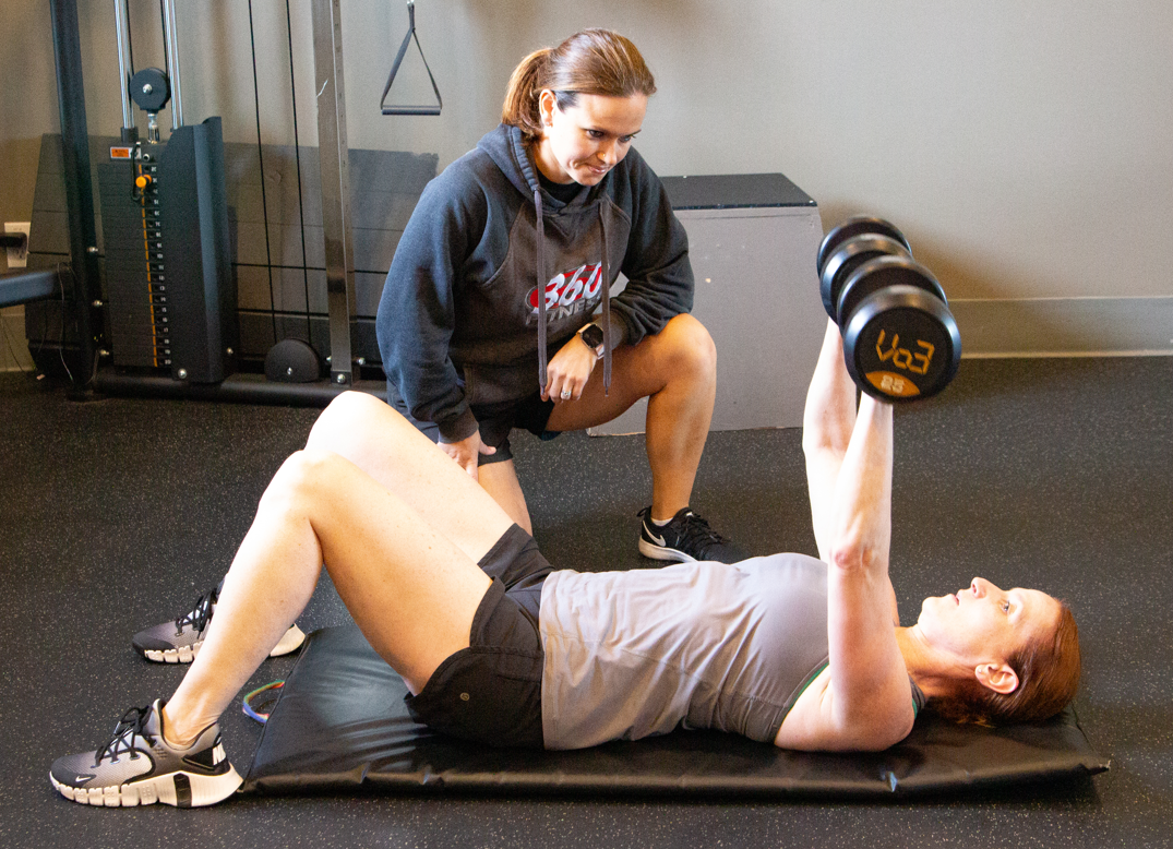 Women 50+ personal training at 360 Fitness Red Deer
