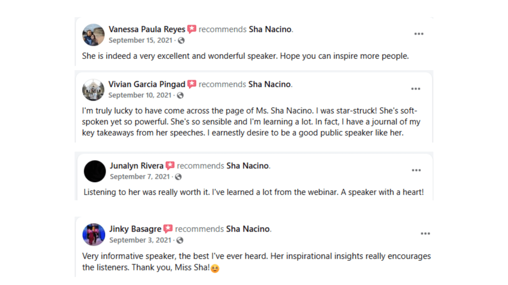Testimonial screenshot 4