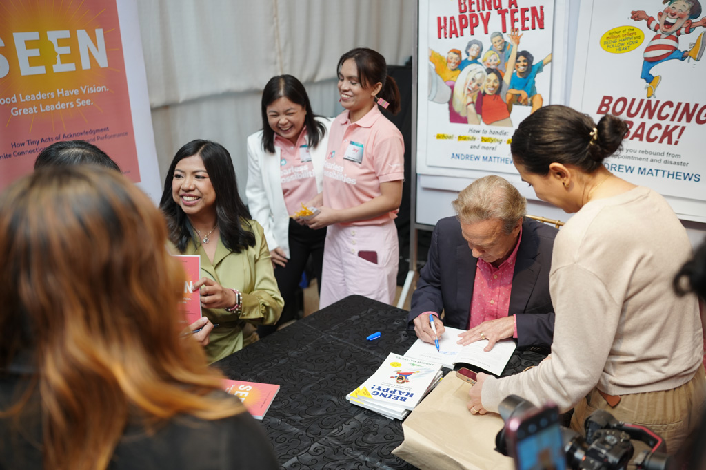 Sha with attendees