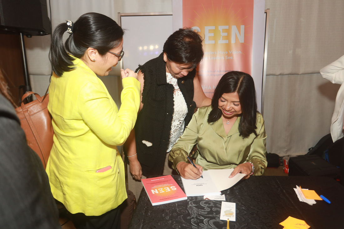 Sha with attendees