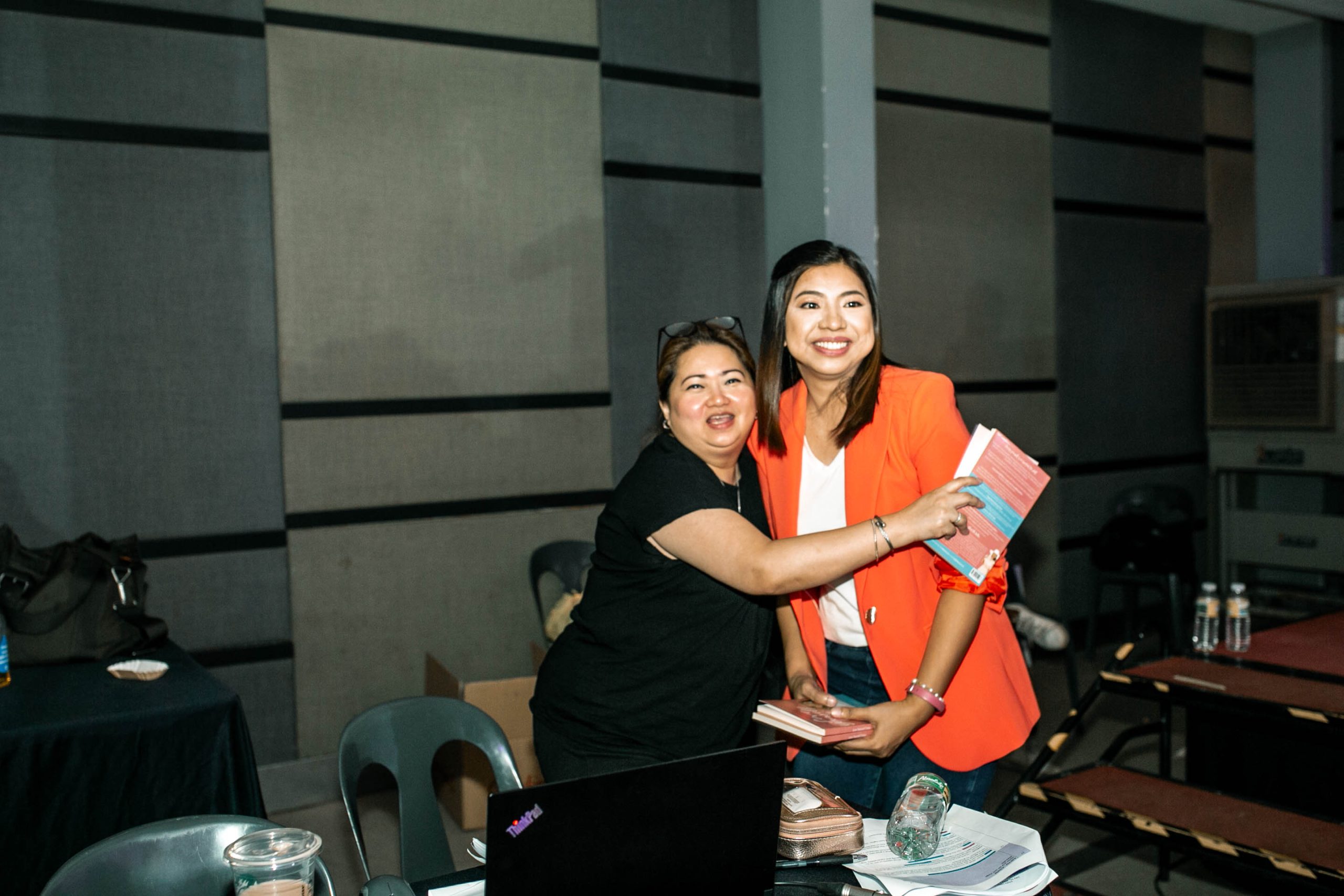 Sha with attendees