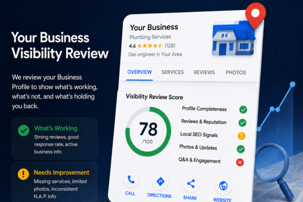 Free Google Business Visibility Audit for Gas and Heating Engineers — HomeFix Network