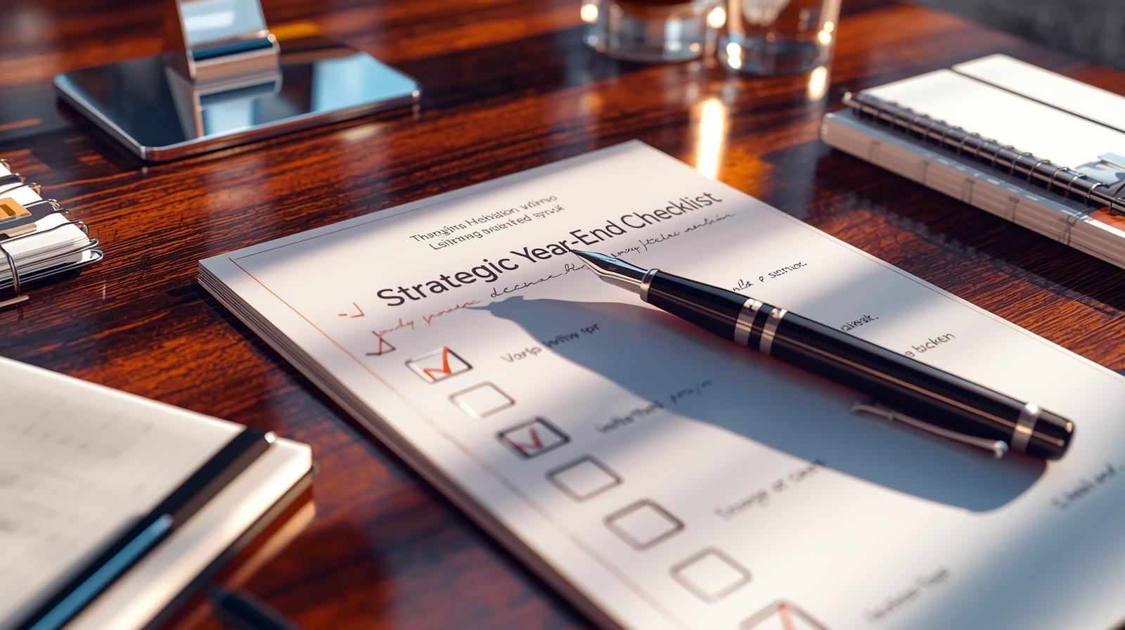 The Strategic Year-End Checklist (Personal Edition)