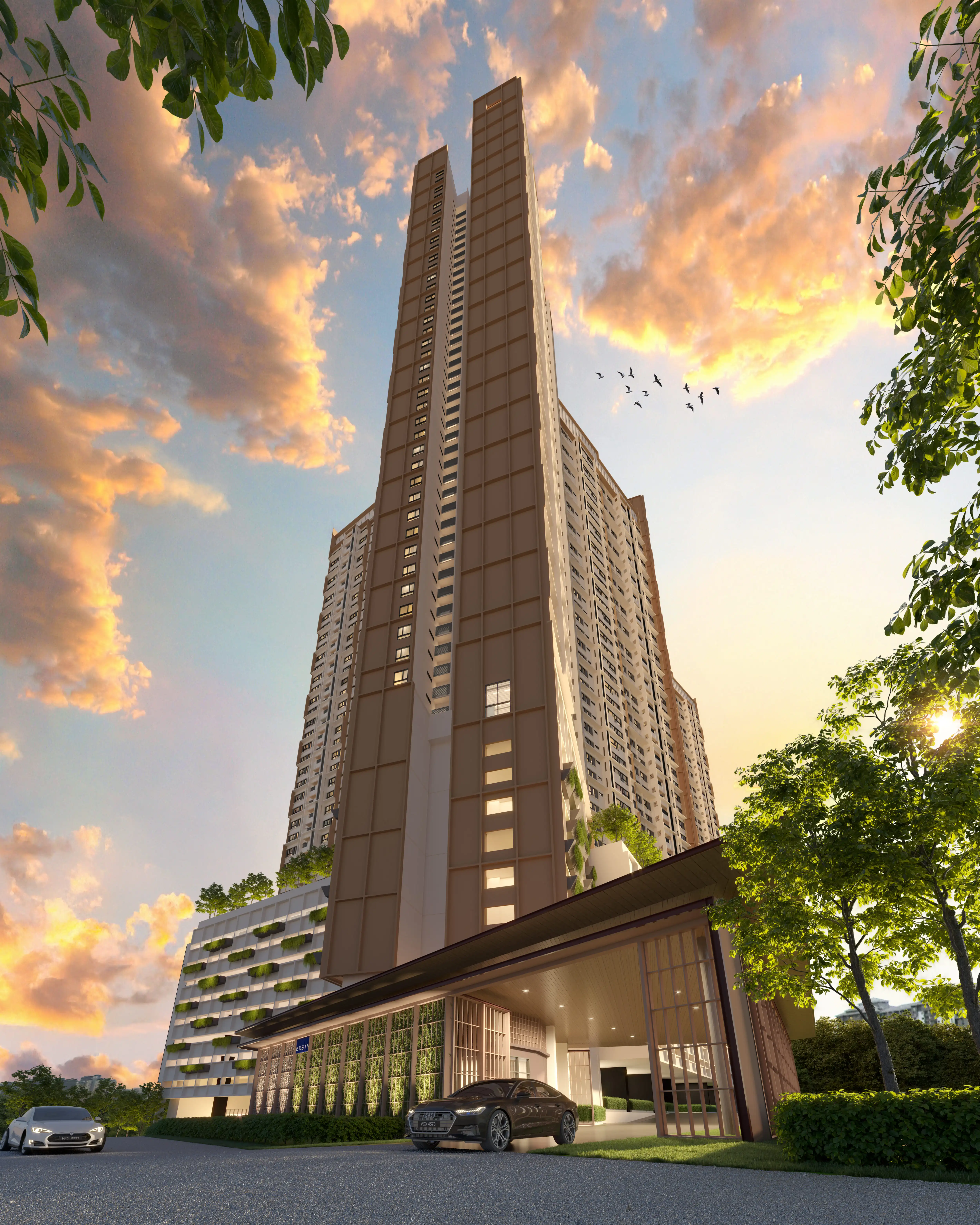 EXSIM queenswoodz bukit jalil kingswoodz lrt pavilion layout